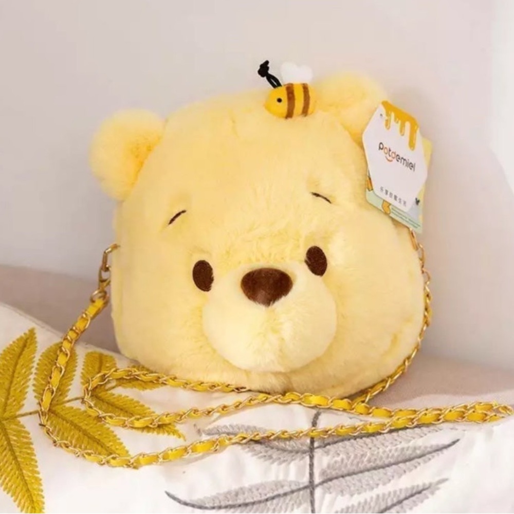 Disney Winnie The Pooh Plush Satchel Fashion Bag Shoulder crossbody